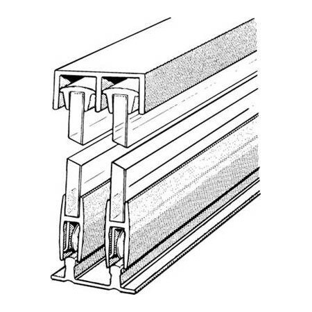 Aluminum Sliding Glass Door Assembly - 3 Foot